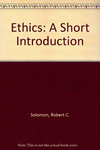 Ethics: A Short Introduction 0697163695 Book Cover