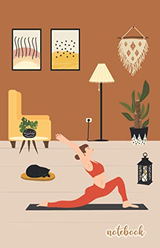 Notebook: Yoga, Mindfulness Notebook ⎮ Yoga Lover Gift ⎮ Cute Design Journal ⎮ Journal, A5 Notebook, Lined Notebook, Planner Notebook
