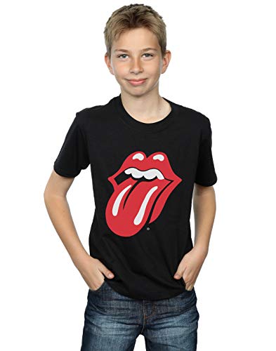 Rolling Stones Garçon Classic Tongue T-Shirt - Les Beatles, Paul McCartney, John Lennon, RIngo Starr, George Harrison Rolling Stones Garçon Classic Tongue T-Shirt