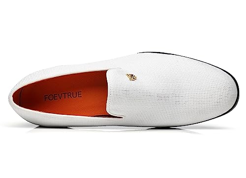 Men's Dress Loafers Stylish Flying Woven Party Wedding Shoes4