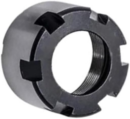 Metal collet clamp nut ER8-ER40 type M/Um for woodworking CNC machines, heat and abrasion resistant.(M13x0.75)