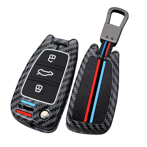 Coque de clé Audi silicone anti-choc pour réparer et protéger un boîtier usé 3 boutons TT A4