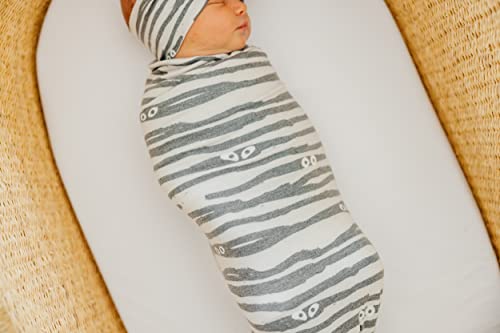 Image of Copper Pearl Swaddle Blankets for Newborns | Soft Stretchy Receiving Blankets for Boys and Girls | Large 46 x 46 Inch Baby Blankets | Lightweight and Breathable Swaddles | Mummy