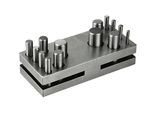 PMC Supplies LLC 14 Piece Circle and Round Disc Cutter Set - 1/8"