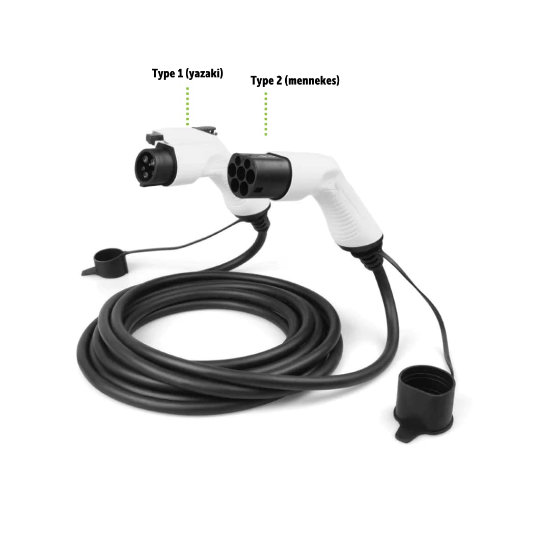 EROCK Type 2 according to Type 1 Yazaki EV Charging Cable for Type
