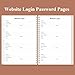 Address Book with Alphabetical Tabs - A5 Telephone & Address Book with Address Contacts, Special Date, Phone, Birthday & Internet Login Password for Home and Office, 6.2