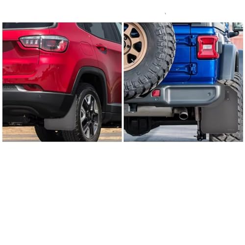 Garde-boue Jeep Grand Cherokee Liberty bavettes auto rouge