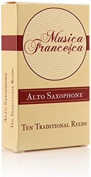 Musica Francesca Alto Saxophone Reeds, Set of 10 (Strength 2.5)