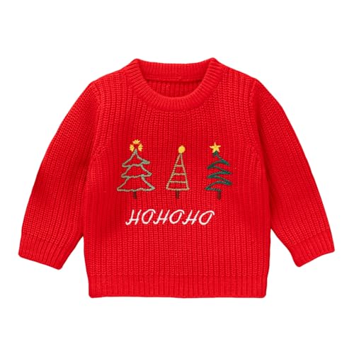 Pull tricot bébé sapin de Noël le cadeau idéal pour fille et garçon cet automne