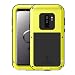 Produktbild Eastcoo Samsung Galaxy S9 Hülle Case, Wasserdicht Stoßfest Alloy Aluminum Metal Bumper Handyhülle Soft Silikon Schwer Metall Militär Starkes hartes Schutzhülle Tasche Cover für Samsung S9 (Gelb)