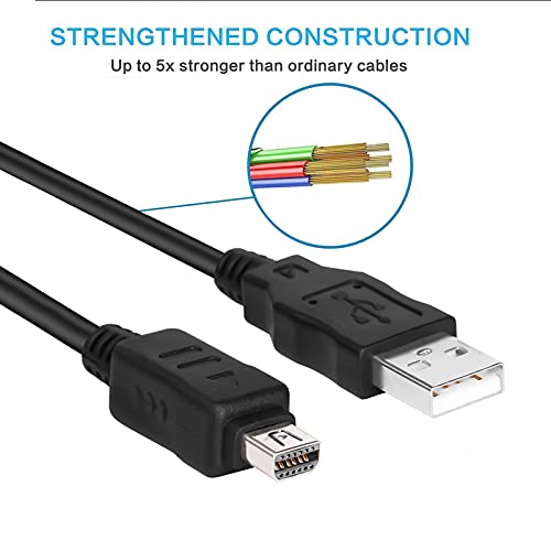Replacement USB Camera Transfer Data Charger Charging Cable Cord Wire for Olympus Tough TG-830, TG-630, TG-810, TG-820 - Image 4