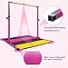 XDEMODA The Latest Model Gymnastics Bar for Kids Ages 3-15 for Home, Anti-Slip, Easy to Assemble, 35” to 55” Adjustable Height Gymnastic Horizontal Bars Equipment (Gym bar with mat, Pink)