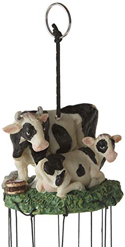 Stealstreet Ss-G-41928, Round Top Cow Hanging Garden Porch Decoration Decor Musical Wind Chime #TOP2