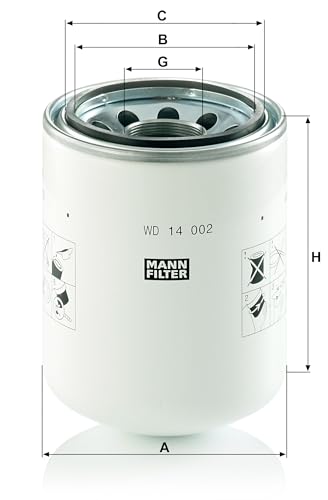 Filtro, Sistema Idraulico Di Lavoro MANN-FILTER Wd 14 002 - 2