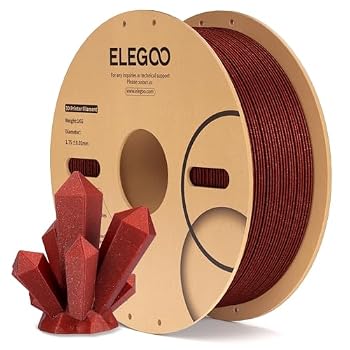 ELEGOO PLA 3D Printer Filament 1.75mm Sparkle Red 1KG