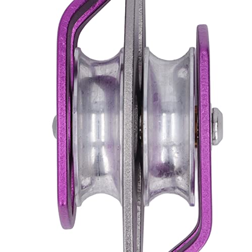 Climbing Pulley Heavy Duty Double Aluminum Side Swing Pulley Aluminum