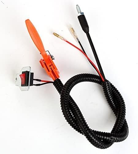 Compatible Ground Drill Engine Throttle Switch 44-5 40-5 Two-Punch cattleangle Simple accessoriesGasoline Parts(Chocolate)