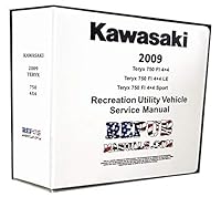 2009 KAWASAKI TERYX 750 Service Manual Technical Repair Book 1649272375 Book Cover