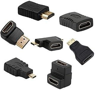 FUNTEN Hdmi Adapters Kit (7 Adapters) Mini Hdmi to Micro Hdim Male to Female