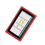 Football Play Wristbands | Sports Playbook Band | Youth Quarterback Gear | Wristband Playbook | Softball Wristbands for Signs (Red)