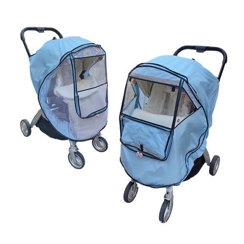 Baby Pushchair Covers with Net Windproof Protections Covers Weather Shield Baby Strollers Pram Rain Covers