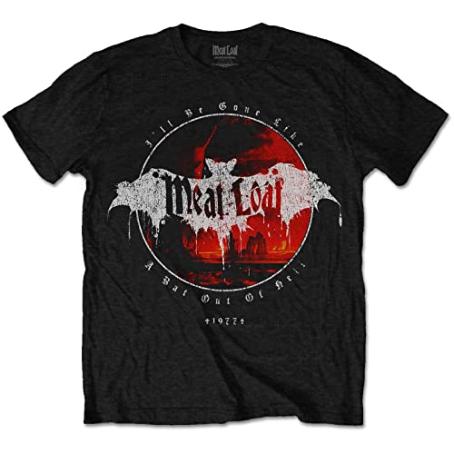 T-shirt Meat Loaf I'll Be Gone pour homme et unisexe en taille L