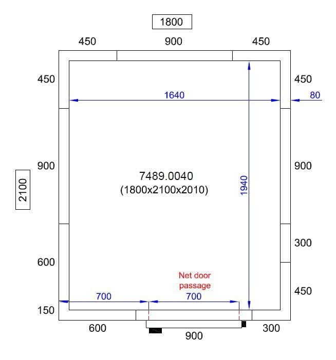 CombiSteel Professional Cold Room - Height 2010 mm
