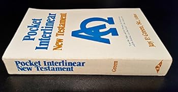 Paperback Pocket Interlinear New Testament (Greek/English) Book