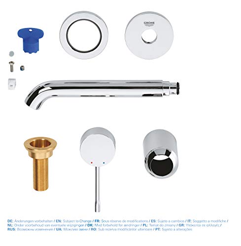 Grohe Essence New - Mischbatterie für den Außenbereich Waschbecken 2 AG 5,7 l M - Brushed Warm Sunset