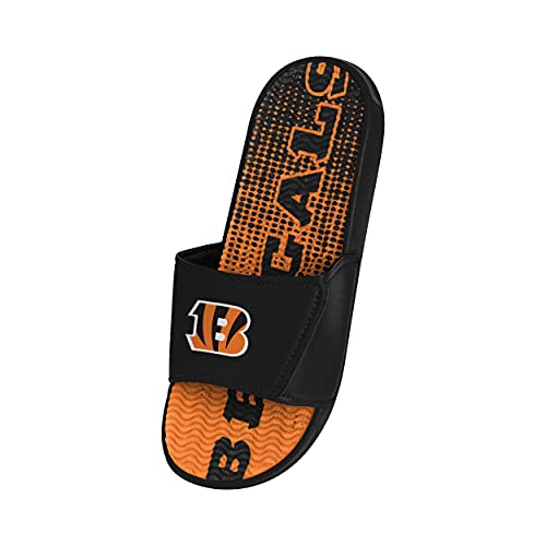 Image of FOCO New Orleans Saints NFL Mens Gradient Wordmark Gel Slide
