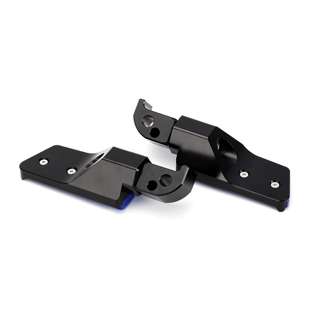 Modeer Para Tmax 560 Tmax560 Tech Max todos los años motocicleta reposapiés trasero pasajero reposapiés tmax 560 techmax techmaxtmax560 accesorios (negro)