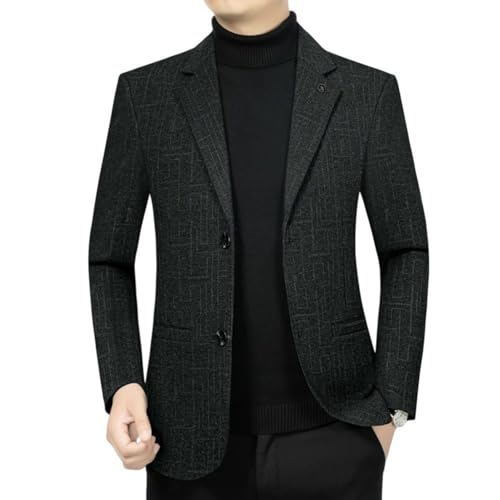 Blazer décontracté homme en laine ajusté veste automne hiver