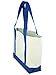 Daily Tote (White/Blue)