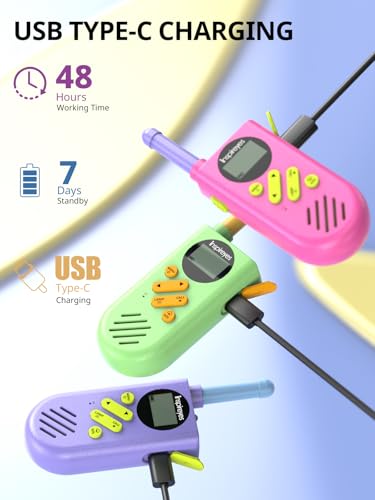 image for Inspireyes Walkie Talkies for Kids Rechargeable,Toys for Boys and Girl