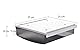 TUKA Unterschreibtisch-Schubladen 24x21x8cm, Selbstklebende Schubladen, Versteckte Unterbauschublade Aufbewahrungsbox unter Schreibtisch, Utensilien Stiftebox Matte Schwarz TKD8606-1X