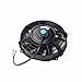 Universal Slim Fan Push Pull Electric Radiator Cooling 12V 80W Mount Kit (Black, 7
