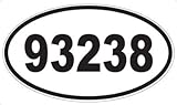 US Decal, Inc. Number 93238 Oval Sticker