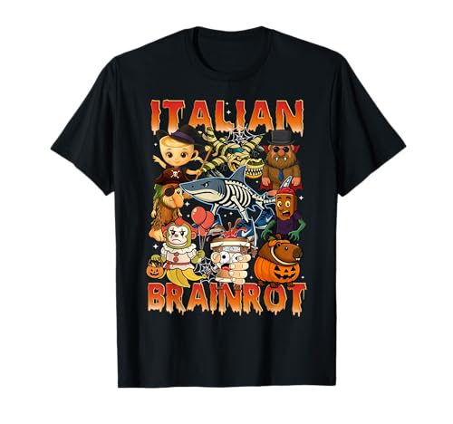Funny Italian Brainrot Halloween Italian Brain Lot Meme T�V���c