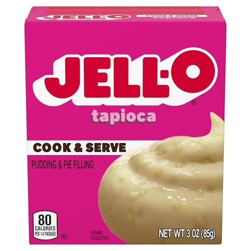 Jell-O Cook & Serve Fat Free Tapioca Pudding, 3 oz