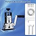 Wayona Manual Wire Stripper Machine Gauge Wire 0.06-1 inches, Cable Wire Stripping Machine for Drill Powered or Hand Crank Electric Wire Stripper Tool for Scrap Copper Recycling (with 1 Spare Blade)