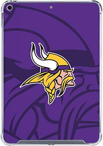 Skinit Clear Tablet Case Compatible with iPad 10.2in (9th Generation, 2019-2021) - Officially Licensed NFL Minnesota Vikings Double Vision Design