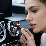 P-40 Fighter Car Air Freshener Vent Clip, Fighter Plane Shark Nose Design Car Air Diffuser With Spinnings Propeller, Aircraft Dashboard Decoration