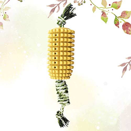 POPETPOP bastão molar para cachorro com contas de massagem brinquedo para mastigar animais de estima