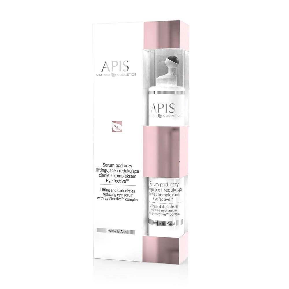 APIS Serum pod oczy lifting i redukcja cieni pod oczami z kompleksem Eye-Fective, wygładzanie i lifting skóry wokół oczu, 10 ml