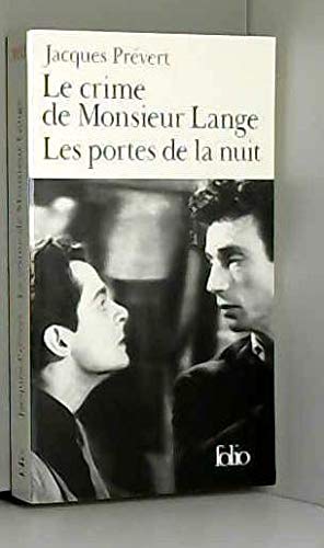 Image of Le crime de Monsieur Lange. Les portes de la nuit