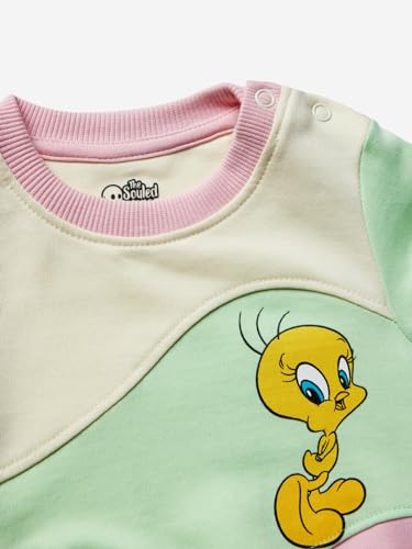 Image of The Souled Store Official Girls Looney Tunes: Tweety Cotton Sweatshirts
