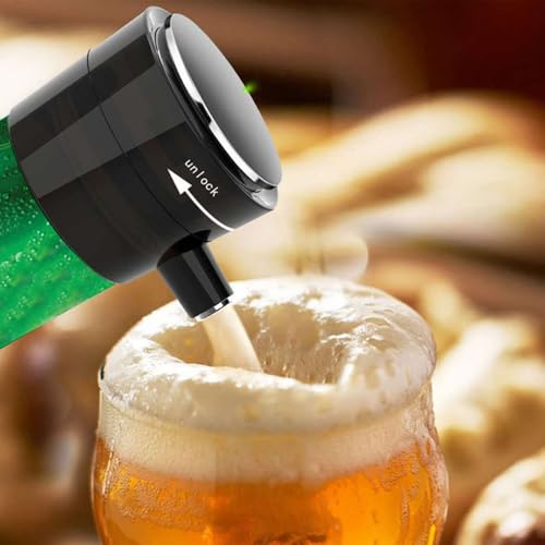 Machine à mousse à bière noire et mousseur rapide portable pour canette - 7