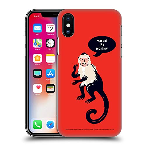 Image of Head Case Designs Officially Licensed Friends TV Show Marcel The Monkey Iconic Hard Back Case Compatible With Apple iPhone X/iPhone XS