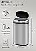 50 Liter/13 Gallon Kitchen Trash Can with Lid, Automatic Trash Can Stainless Steel Garbage Can with Mute Designed, Touchless Trash Can Motion Sensor Trash Can for Kitchen Bedroom Office Bathroom