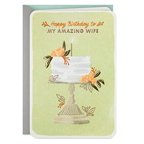 Hallmark Birthday Card for Wife (Birthday Cake)